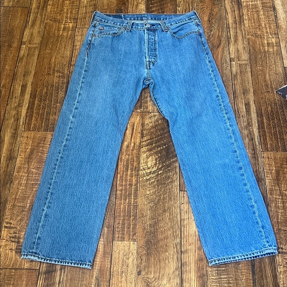 Levi’s 501 waist 33 blue denim jeans - Picture 10 of 14